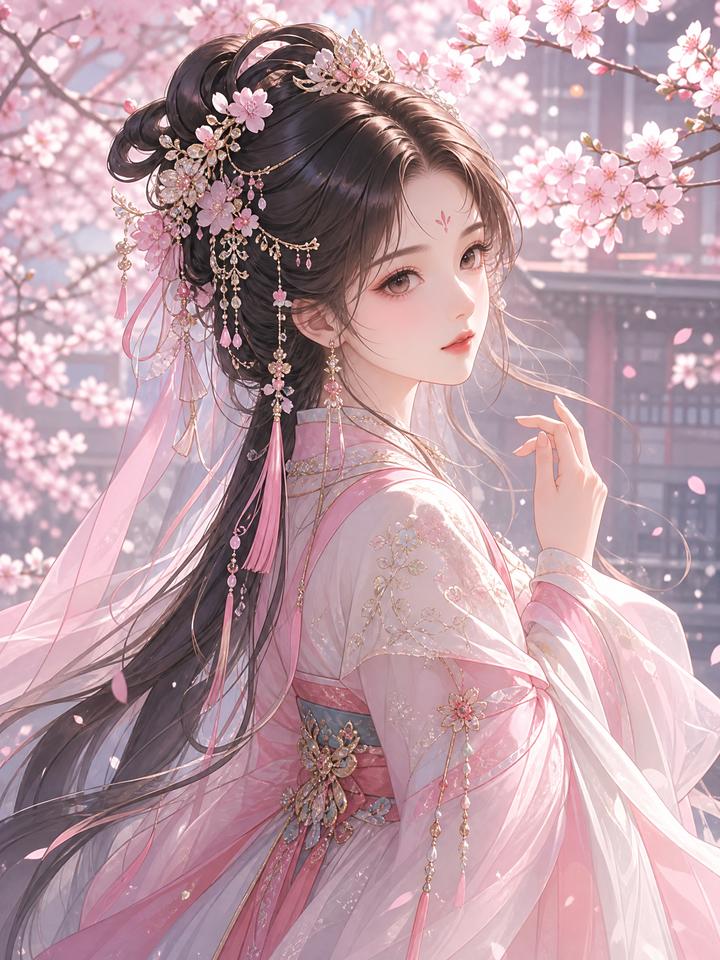 溏心动漫-汉服少女